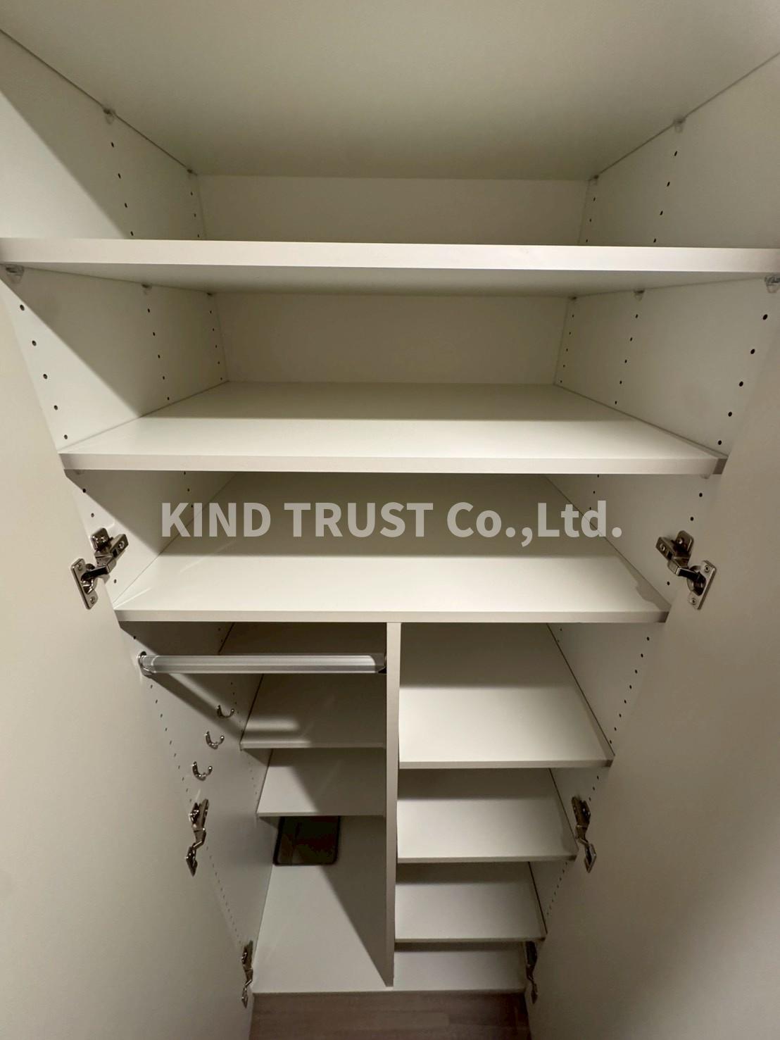 収納　収納があります