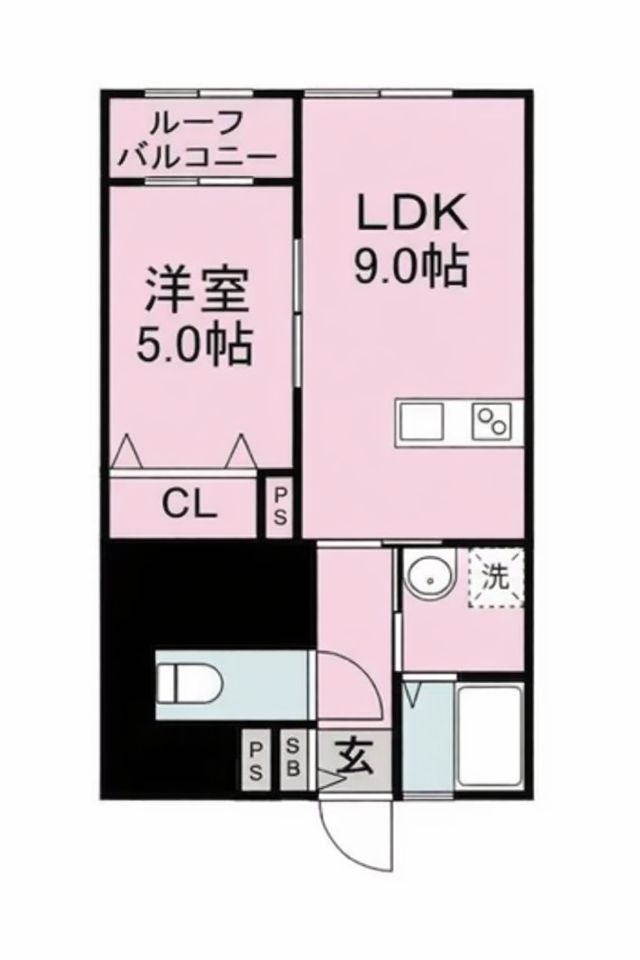 Growth Gendou B棟の間取り写真