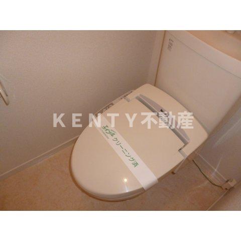 トイレ　ゆったりとした空間のトイレです