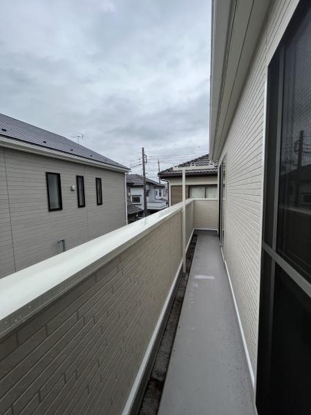 バルコニー　日当たりいいです！