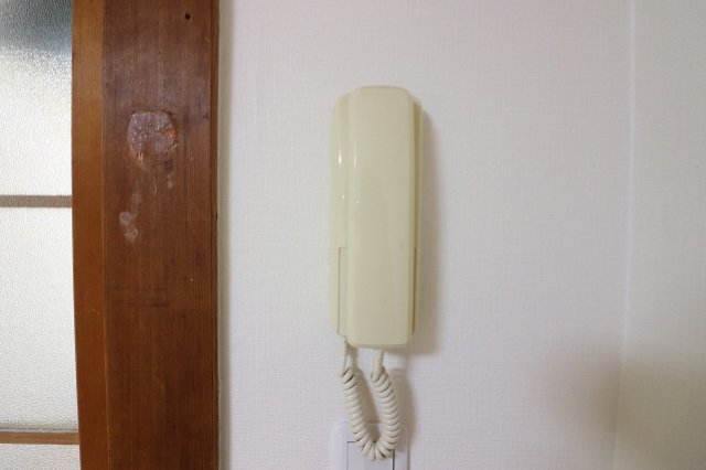 セキュリティ　インターホン付きです