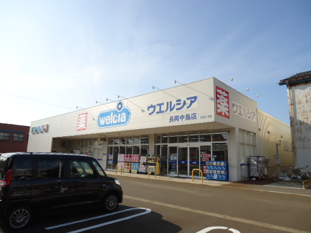 ドラックストア　ウエルシア長岡中島店（ドラッグストア）まで300m