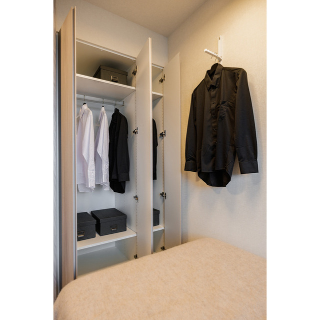 収納　家具・家電の備え付けはありません・同タイプ別部屋