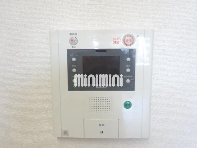 セキュリティ　モニター付のインターホンで応答できます