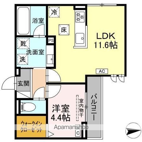 ルヴィータ高道の間取り写真