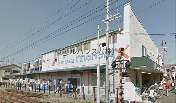 スーパー　万代諏訪森店（スーパー）まで523m