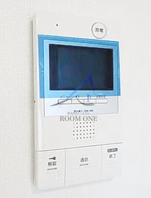 セキュリティ　モニター付きインターホンです。
