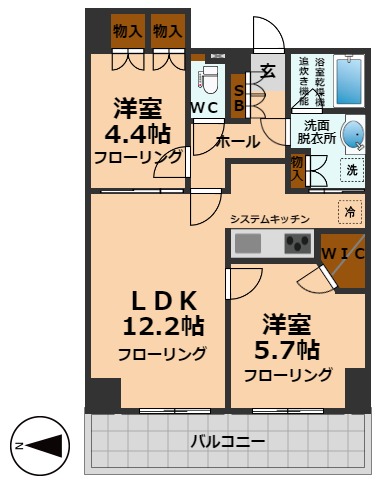 東京メトロ丸ノ内線 方南町駅 徒歩3分 10階建 築18年の間取り写真