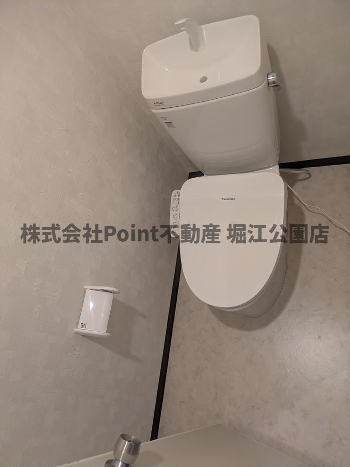 近鉄奈良線 大阪上本町駅 徒歩5分 7階建 築38年のトイレ写真
