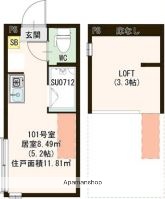 東京メトロ南北線 志茂駅 徒歩6分 2階建 築6年の間取り写真
