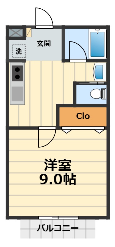 Lとれじゃー3の間取り写真