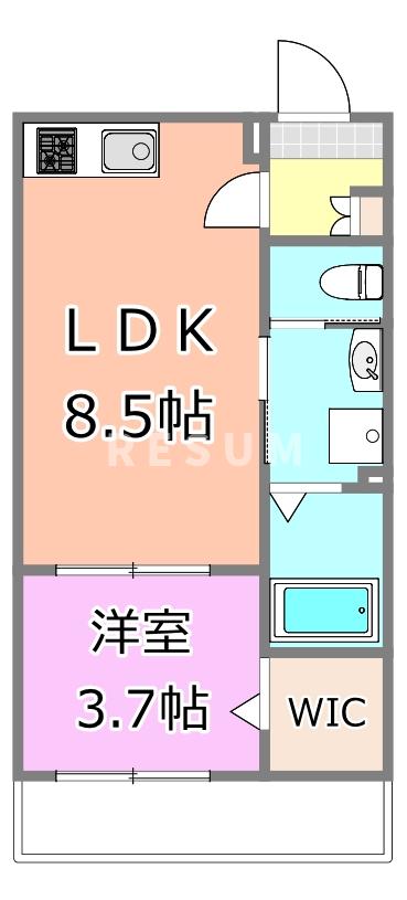 ＪＲ京葉線 蘇我駅 徒歩10分 3階建 新築の間取り写真