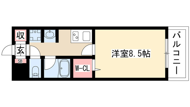 LUMINOUS東別院の間取り写真