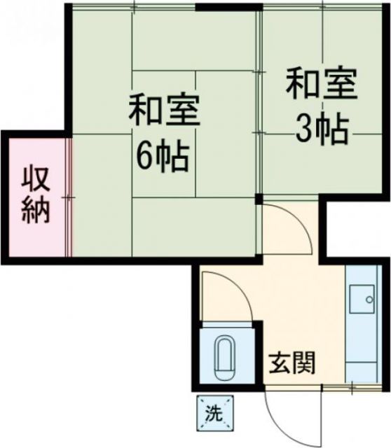 保土田荘の間取り写真