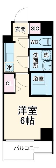 S-RESIDENCE船橋alesiaの間取り写真