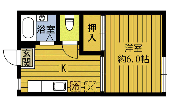 コーポ杉本の間取り写真