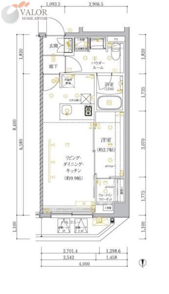 アルテシモヴェレの間取り写真