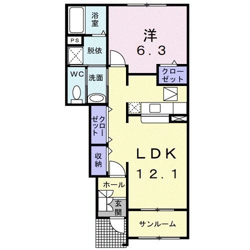 グラシアスの間取り写真