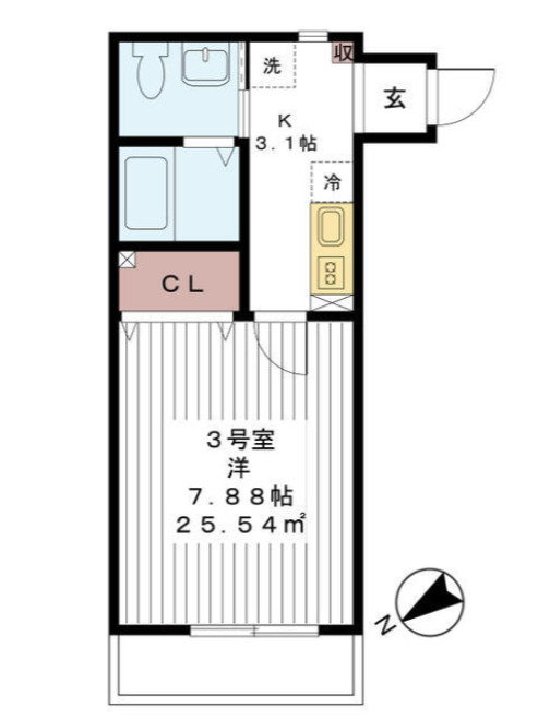 AJ津田沼NorthIの間取り写真