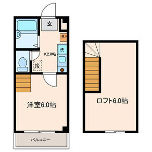 KYハイツの間取り写真