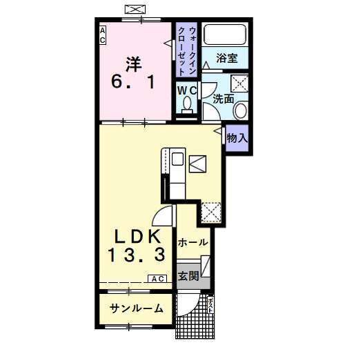ヴァンクールの間取り写真