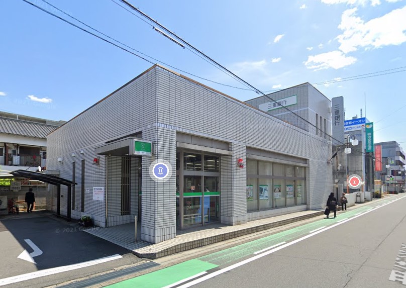 銀行　三十三銀行 蟹江支店（銀行）まで516m