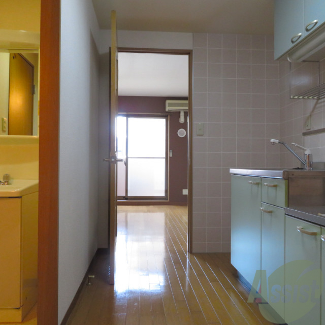 玄関　玄関から見たお部屋です。奥行で広さ伝わりますでしょうか