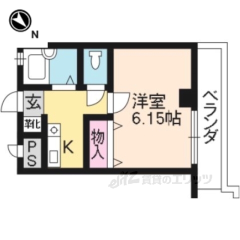 エリーフラッツ西京極の間取り写真