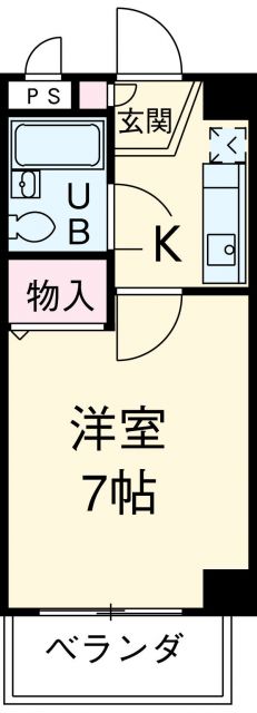 カーザ・ローザ国立の間取り写真