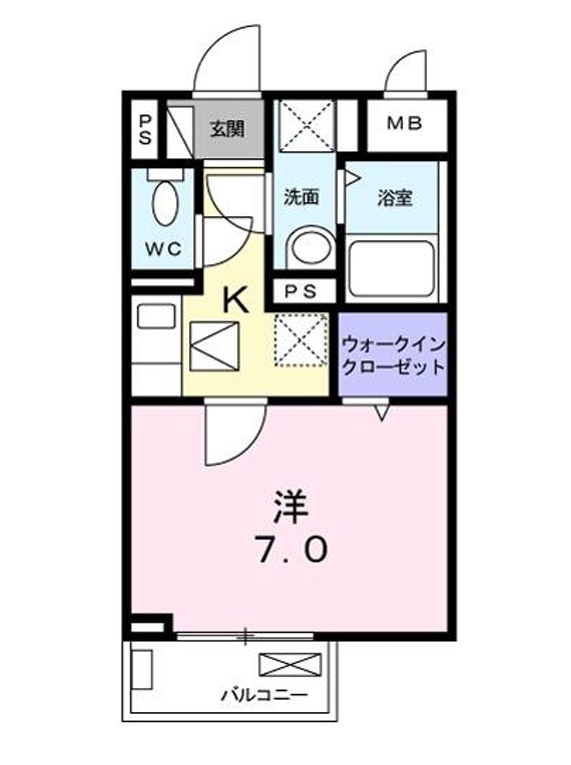 スタック高田馬場の間取り写真