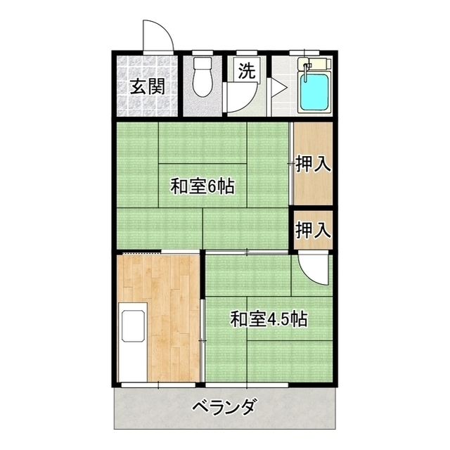 ビラ湘南の間取り