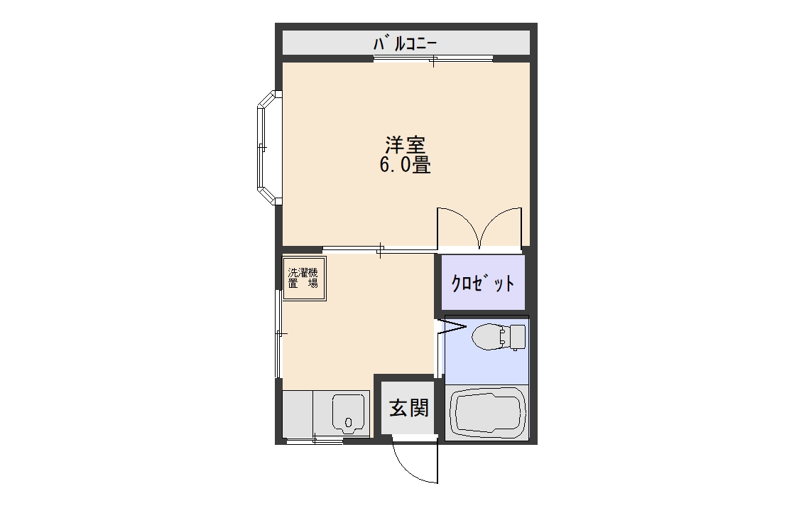 寿ハイツの間取り