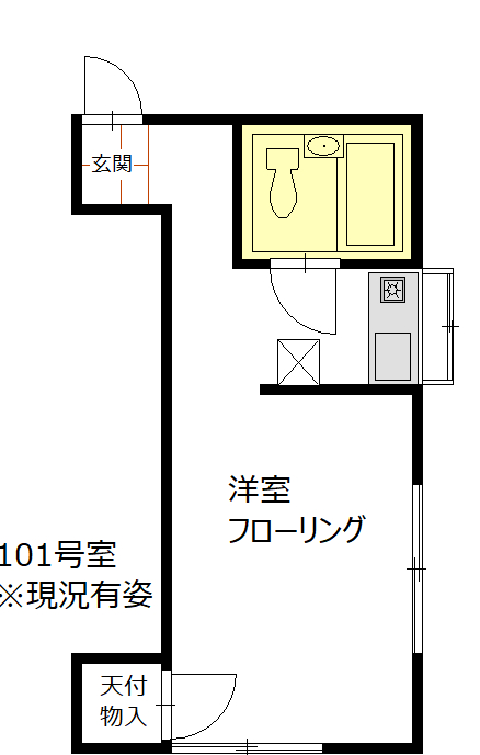 向日葵館の間取り