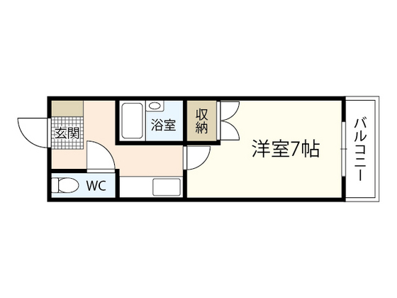 【カルティエ城北通りの間取り】