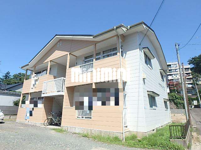 建物外観　南向きの二階建てアパートです。