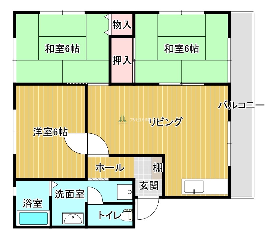 グレース小森野の間取り