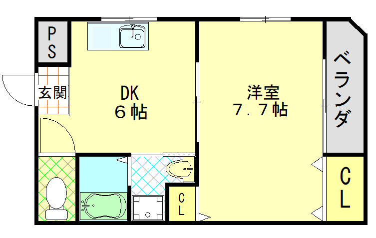 コートアルバIIの間取り