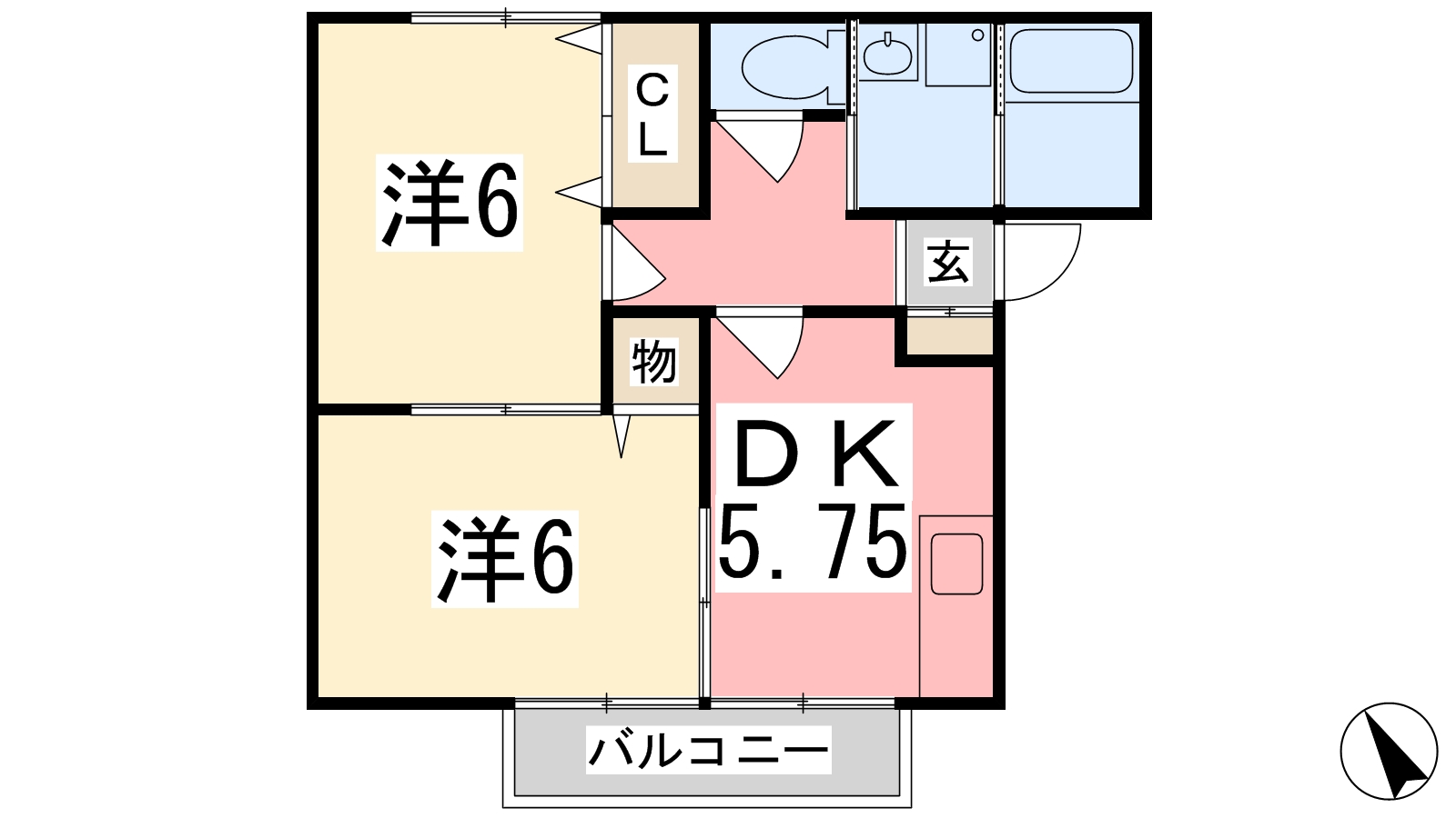 コンフォーレ今宿の間取り