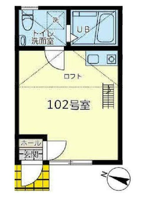 ユナイト東逗子ラグーンの間取り