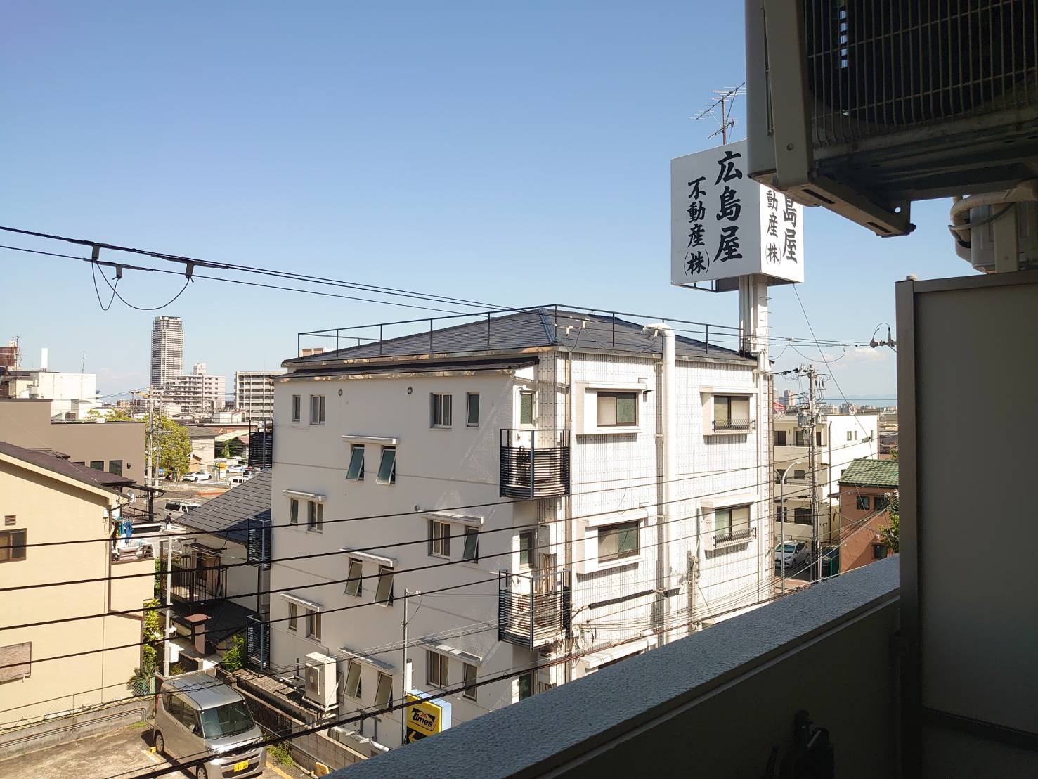 【神戸市灘区日尾町のマンションの眺望】