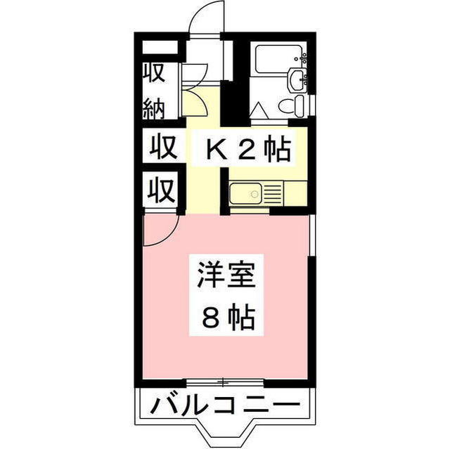 瑞穂市稲里のアパートの間取り