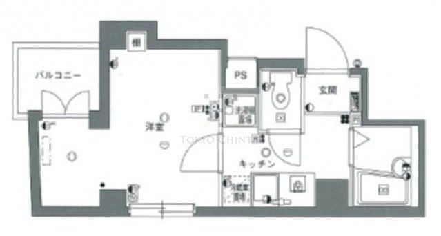 東京都文京区根津２（マンション）の賃貸物件の間取り