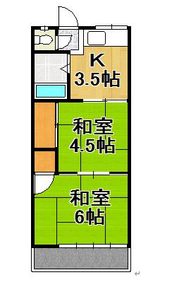 光荘の間取り