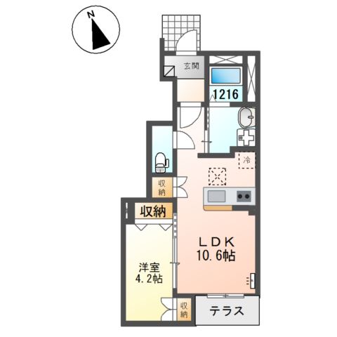 仮称）松戸市六高台１丁目新築アパートの間取り