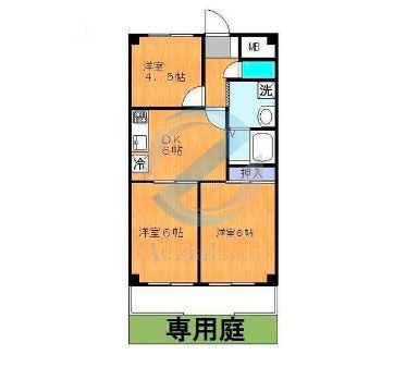 江戸川区西瑞江のマンションの間取り