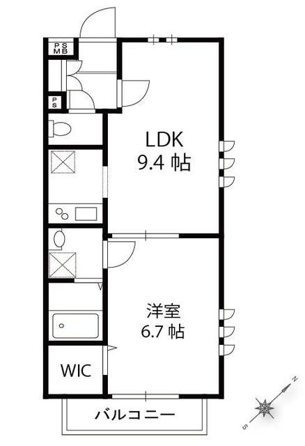 コートハウス磯子の間取り