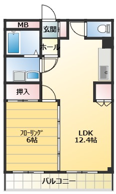 グリーンヒルズ新津の間取り