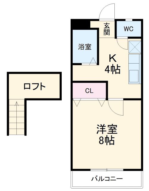 サンハイツサノックス　Ａ棟の間取り