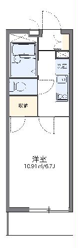 レオパレスアイリス今本町通の間取り