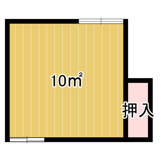 大和荘本館の間取り